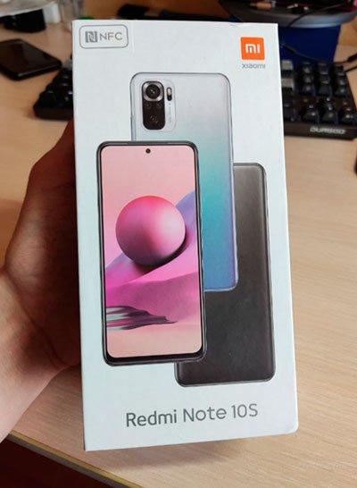 Упаковка Redmi Note 10S c NFC