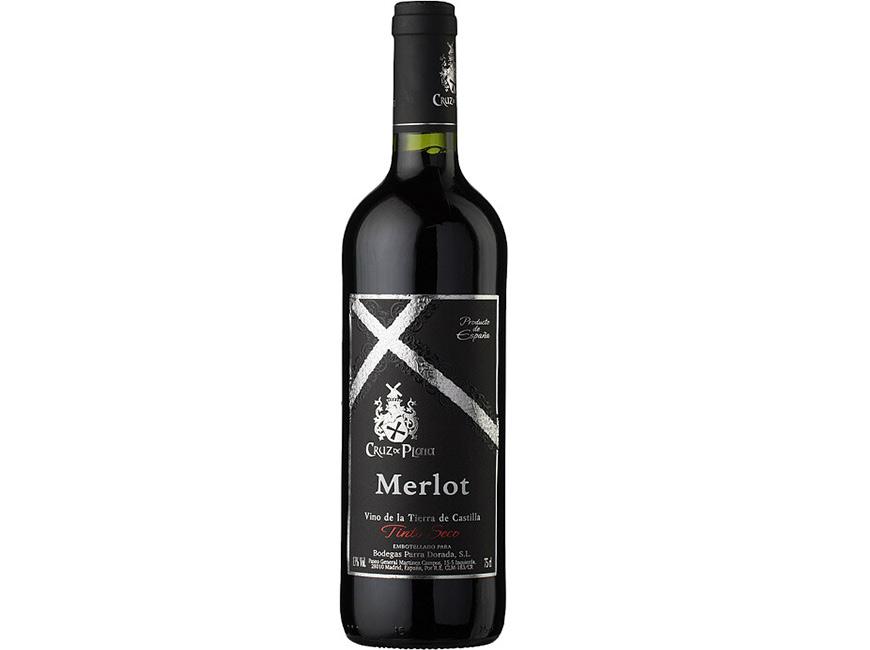 Красное сухое вино Cruz de Plata Merlot Seco
