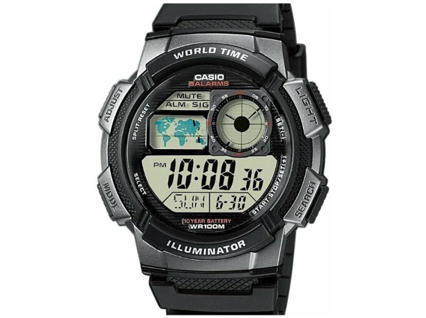 Мужские электронные часы CASIO AE-1000W-1B