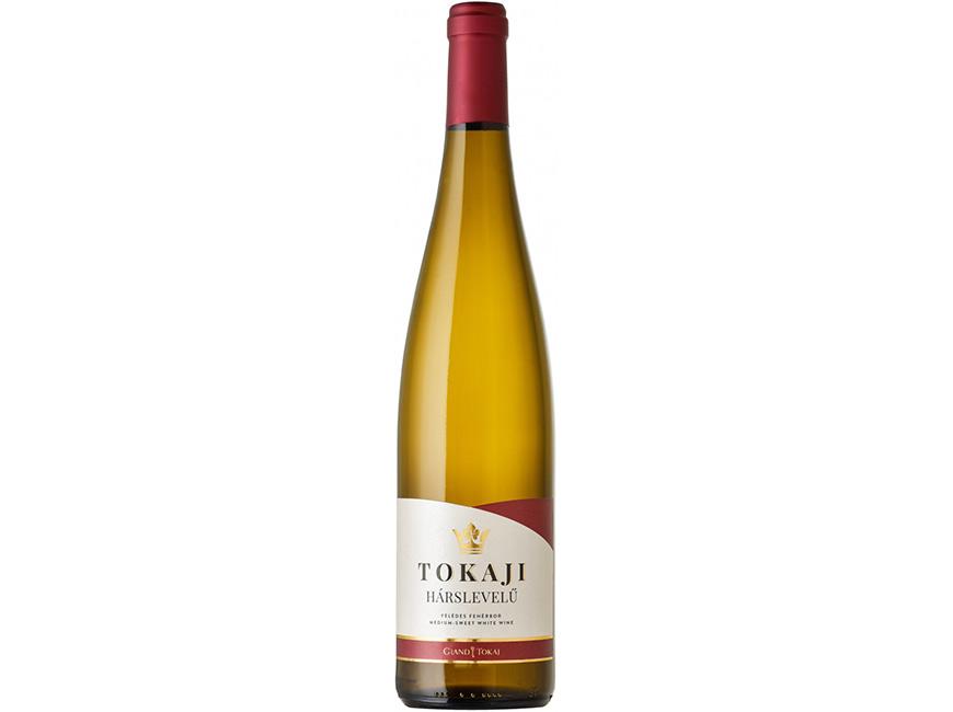 Недорогое белое полусладкое вино Kereskedohaz Tokaji Harslevelu