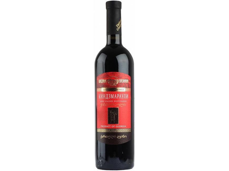 Хорошее красное полусладкое вино Вазиани Киндзмараули