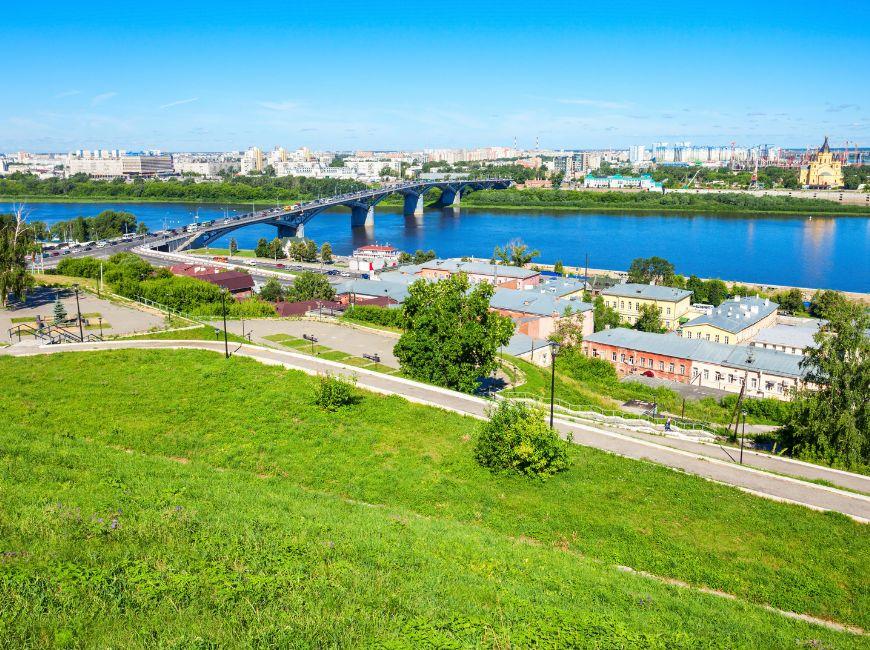 Красивое место в Нижнем Новгороде Набережная Федоровского