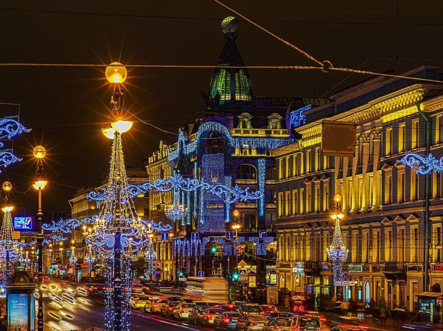 Санкт-Петербург в Новый год