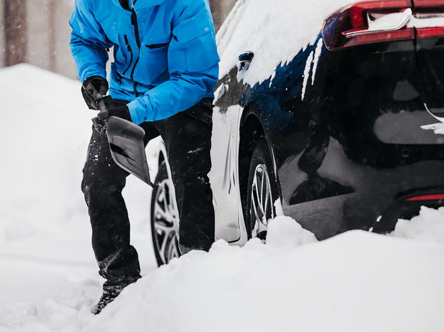 Лопата для чистки снега для авто