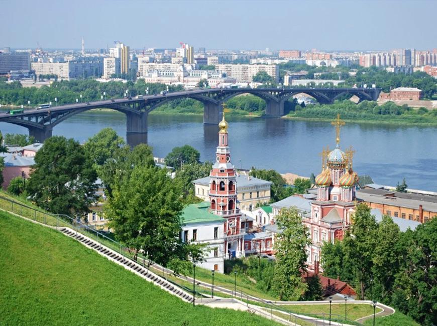 Крупный российский город Нижний Новгород