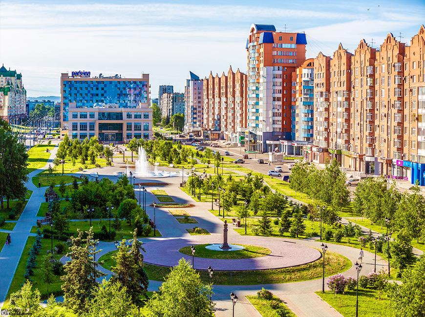 Крупный город России Новокузнецк